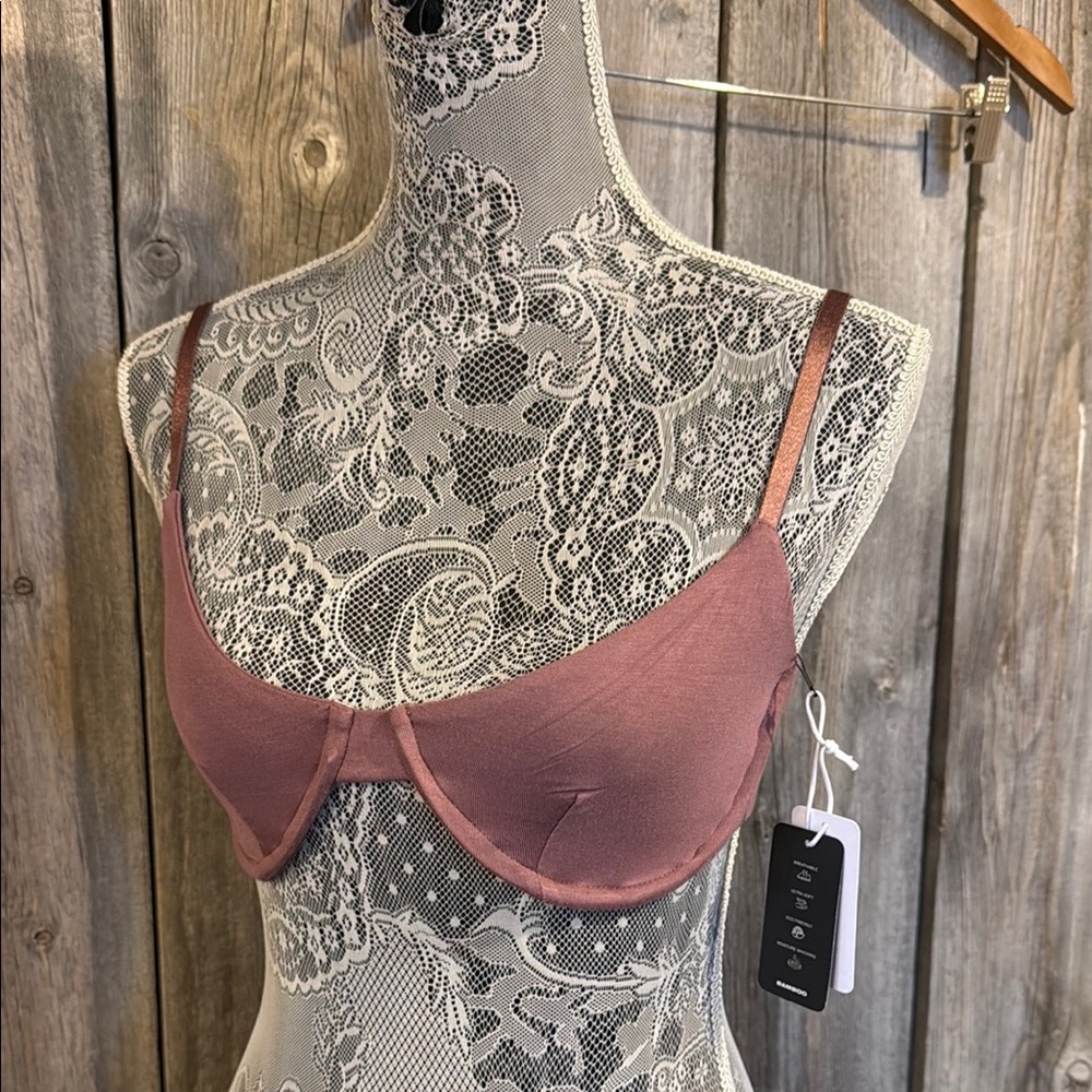 Elegant Mauve Underwire Bra